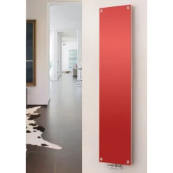 Raumheizkörper P1/G 1800 x 445 mm 616 Watt Mittenanschluss Glas Rubinrot*Ximax Discount