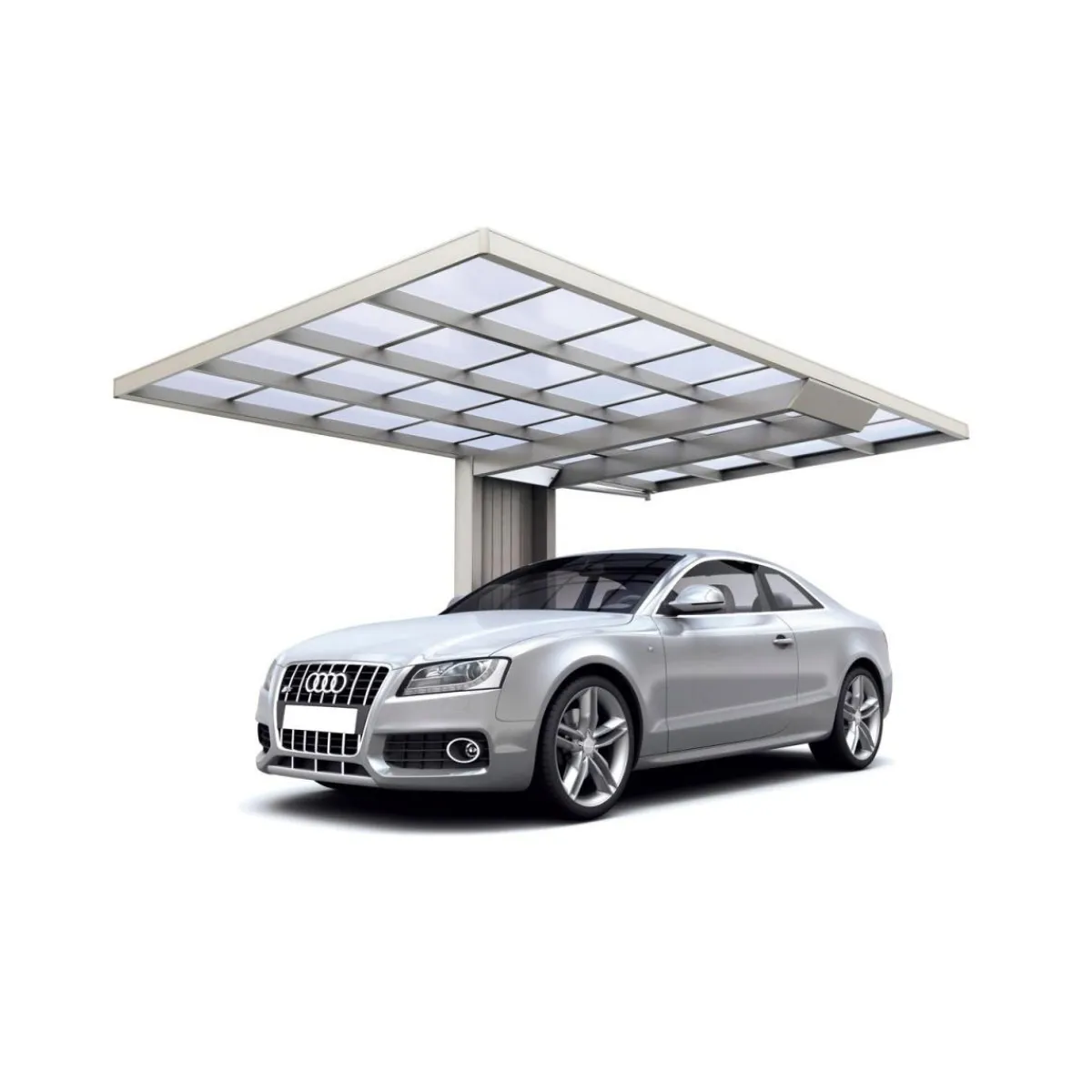 Ximax Carport Alu Neo 90 Typ 2550 Edelstahl-LookSH