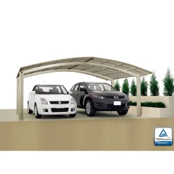 Carport Alu Portoforte 80 M-Ausführung Edelstahl-Look^Ximax Sale