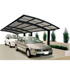 Carport Alu Portoforte 60 Schwarz Tandem*Ximax