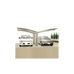 Carport Alu Portoforte 110 Y-Ausführung Edelstahl-Look^Ximax Best