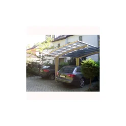 Carport Alu Portoforte 110 Y-Ausführung Edelstahl-Look^Ximax Best