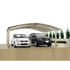 Ximax Carport Alu Portoforte 60 Edelstahl-Look M-Ausführung