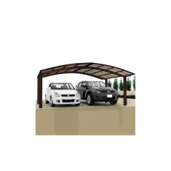 Carport Alu Portoforte 110 M-Ausführung Mattbraun^Ximax Hot