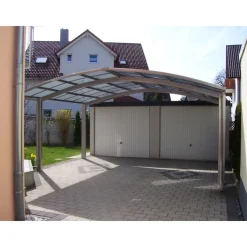 Carport Alu Portoforte 80 M-Ausführung Mattbraun*Ximax Best