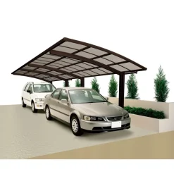 Carport Alu Portoforte 80 Tandem Mattbraun*Ximax Clearance