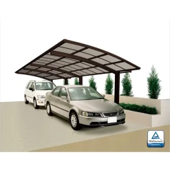 Carport Alu Portoforte 80 Tandem Mattbraun*Ximax Clearance