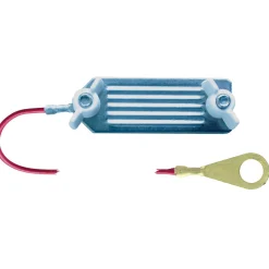 Zaunanschlusskabel 130 cm silber für 40 mm^