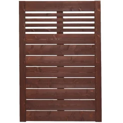 Zaunserie Aalborg Stufenelement 90 x 141 cm Fichte tabak lasiert* Outlet