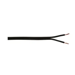 Zwillingsleitung XYFAZ-H 2 x 0,75 schwarz 10 m^ Hot